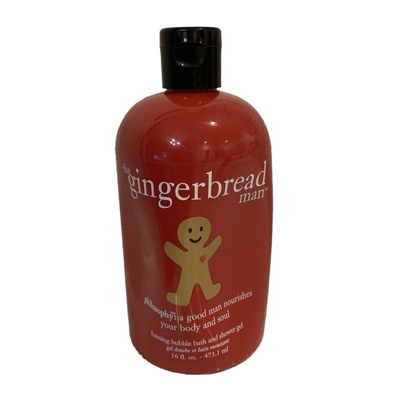 PHILOSOPHY GINGERBREAD MAN SHOWER GEL 16 OZ NEW- SEALED ORIGINAL